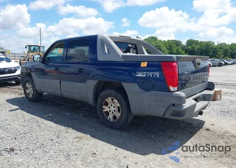 2002 Chevrolet Avalanche 1500 from USA, damaged, VIN 3GNEC13T32G313459
